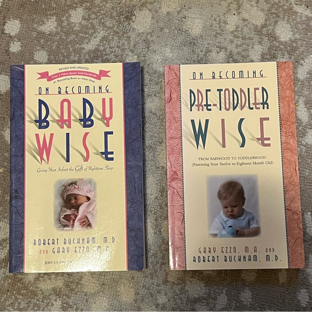 Like new sleep training parenting books on becoming baby wise & pre-toddler wise